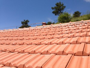 linea vita di colmo del tetto