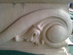 fregio in finitura
