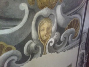 affresco in restauro