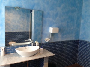 il  bagno "azzurro"