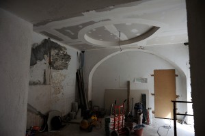 montaggio dei nuovi soffitti